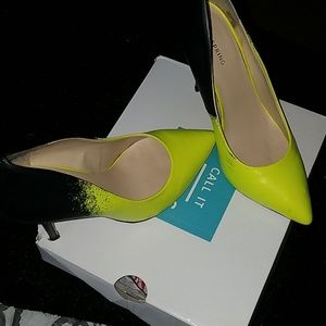 Trendy high heel shoes